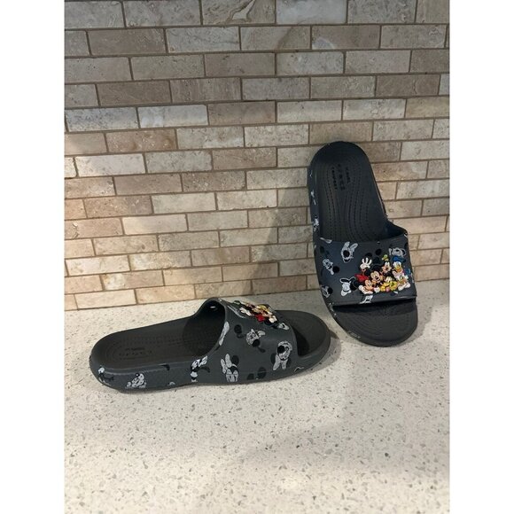 Mickey Mouse and Friends Slides for Adults by Crocs M4 W6 - Picture 4 of 6